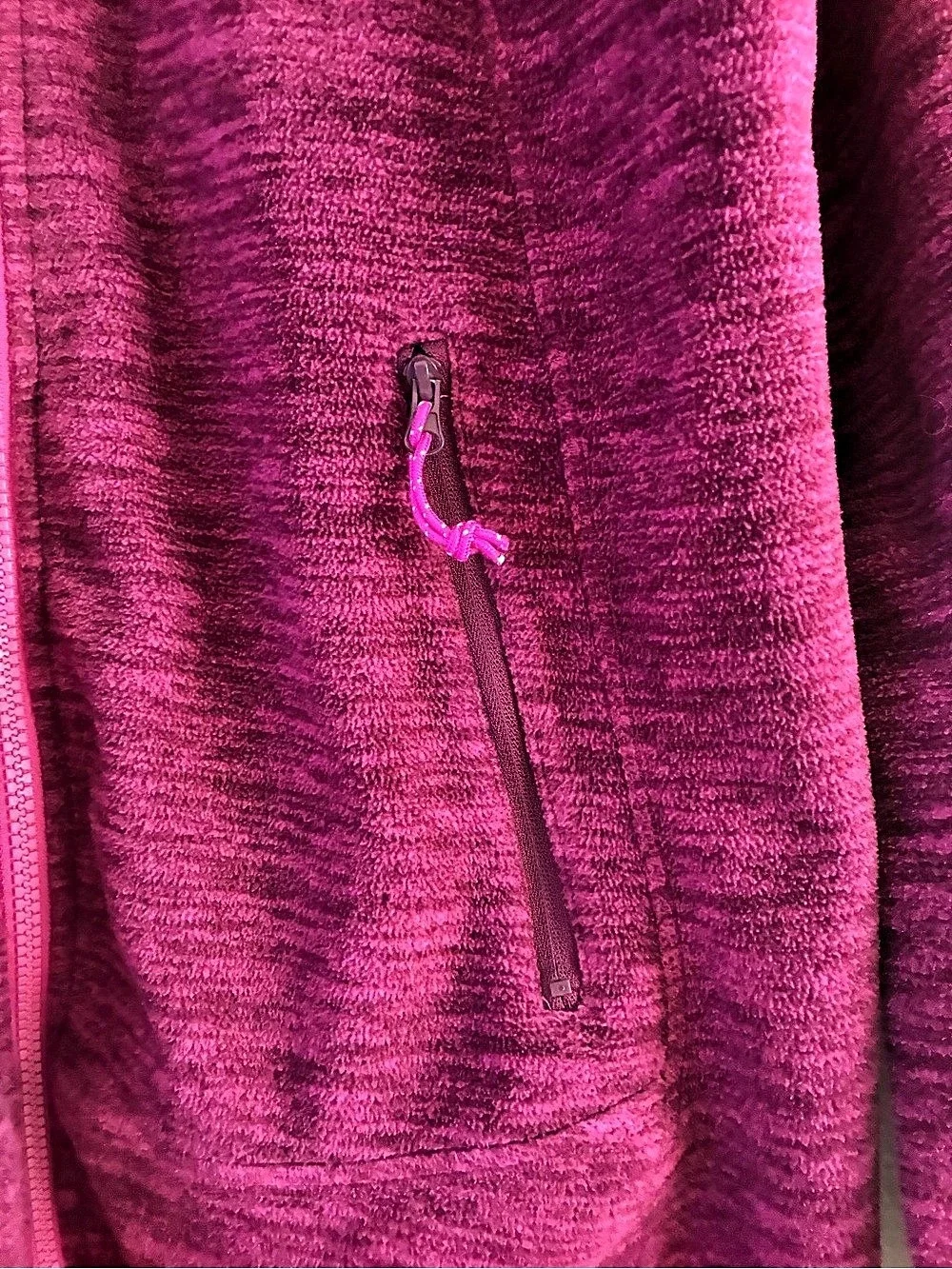 ACE Women's Full-Zip Fleece Jacket Pink Large Like New